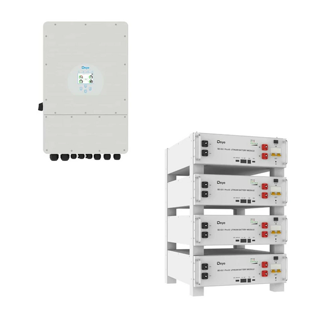 Deye 10kW hibrid inverter + 20kWh akkumulátor szett