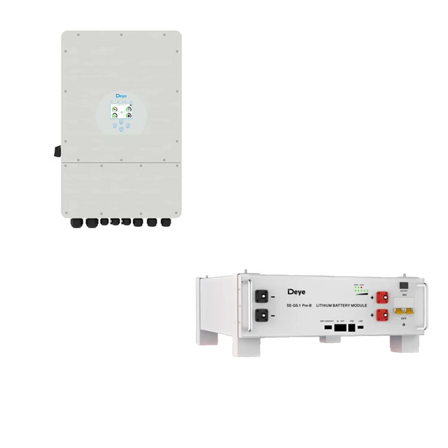 Deye 10kW hibrid inverter + 5kWh akkumulátor szett
