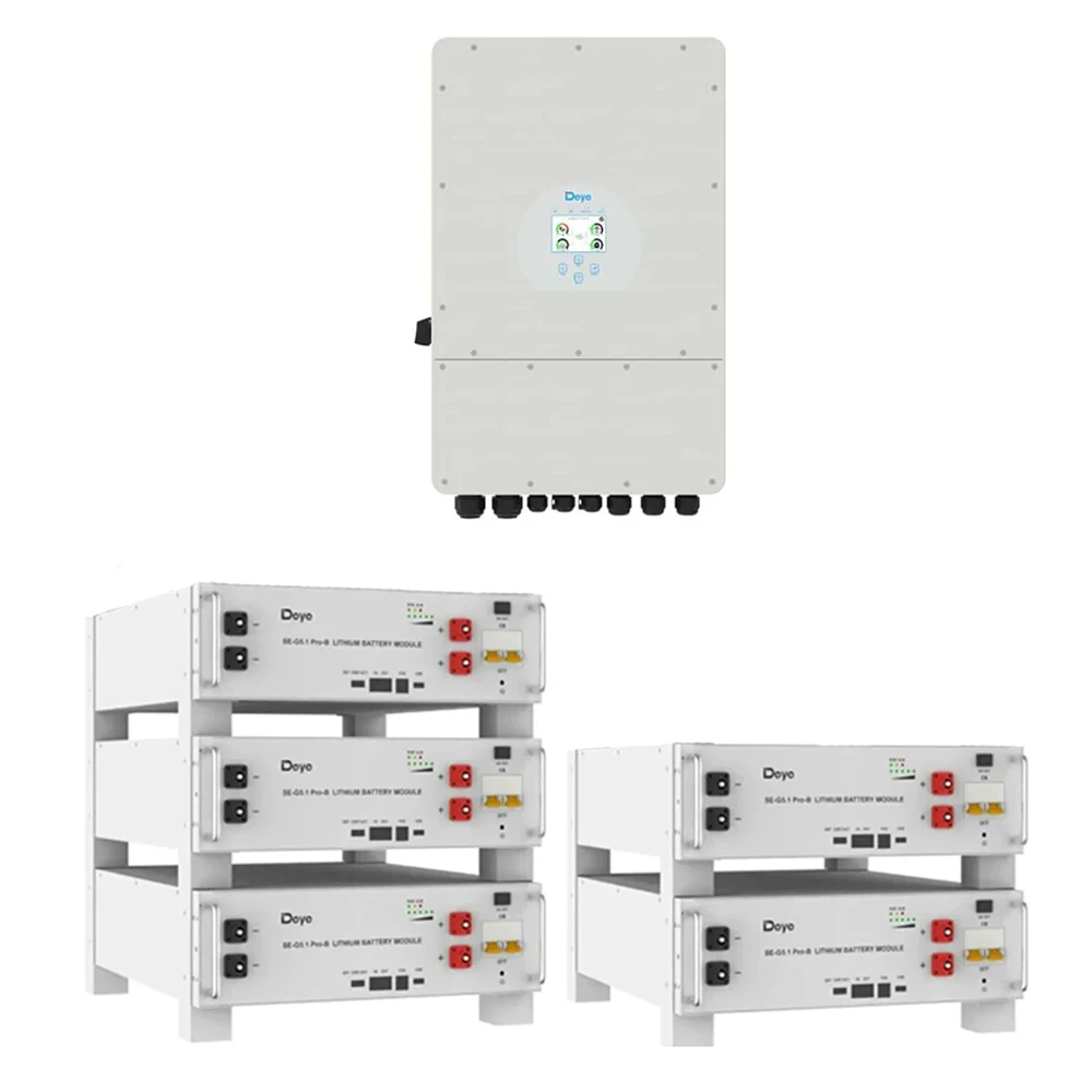 Deye 8kW hibrid inverter + 25kWh akkumulátor szett