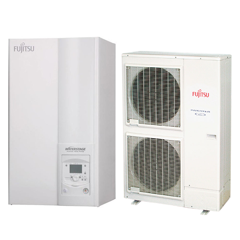 Fujitsu Waterstage High Power V2 osztott hőszivattyú 14 kW, 1 fázis, csak fűtésre - WSYG140DG6-WOYG140LCTA
