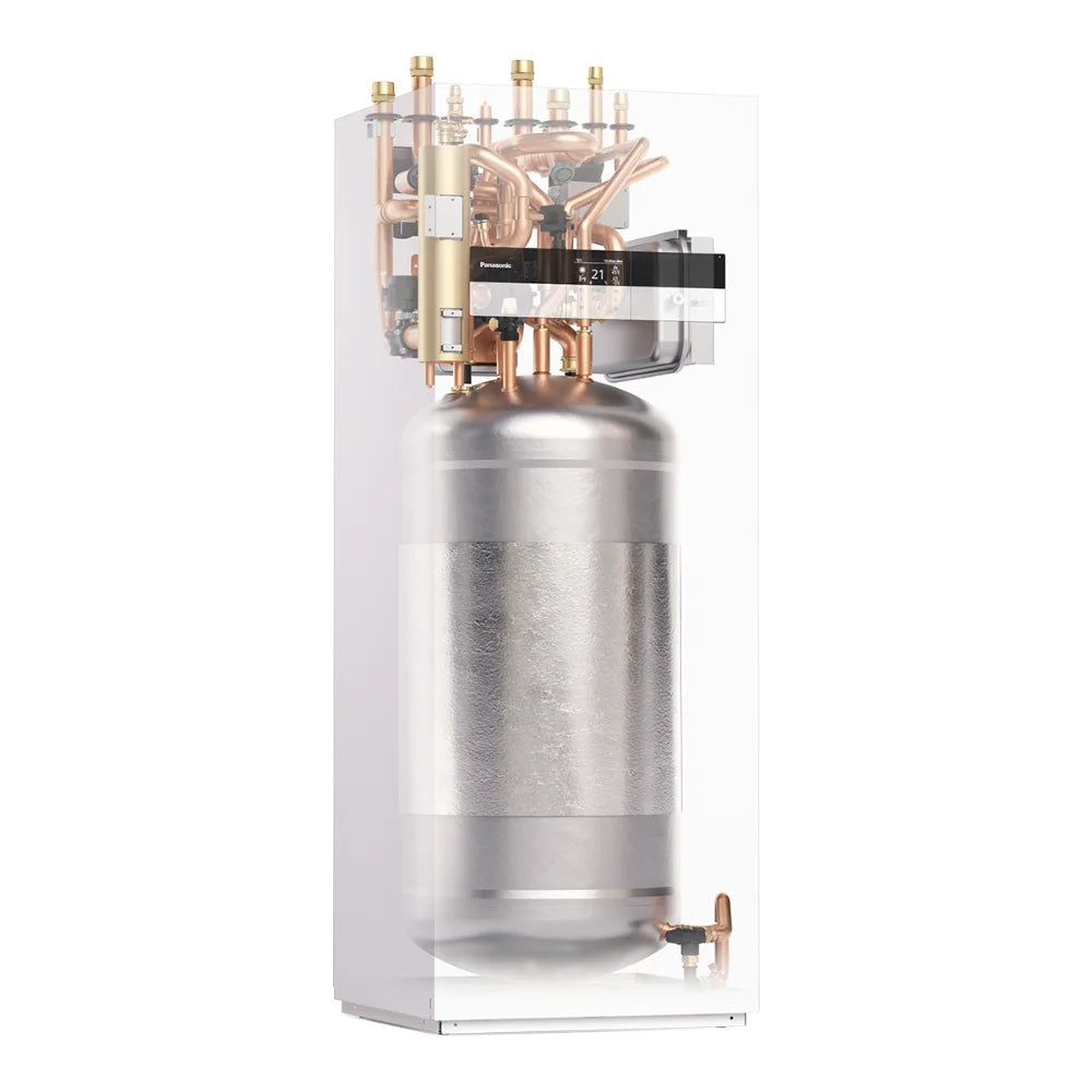 Panasonic Aquarea High Performance hidrosplit hőszivattyú L generáció 5kW, 185l HMV, 1 fázis, 2 zónás