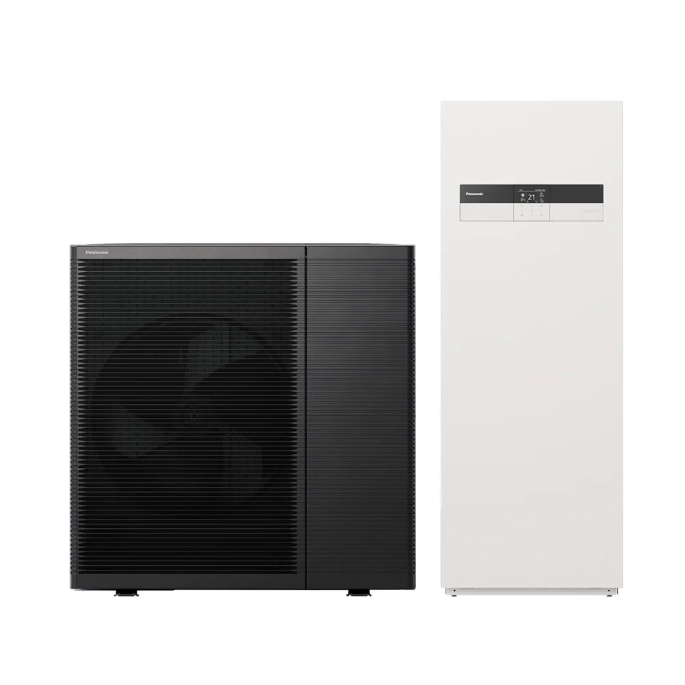 Panasonic Aquarea High Performance hidrosplit hőszivattyú L generáció 9kW, 185l HMV, 1 fázis, 2 zónás