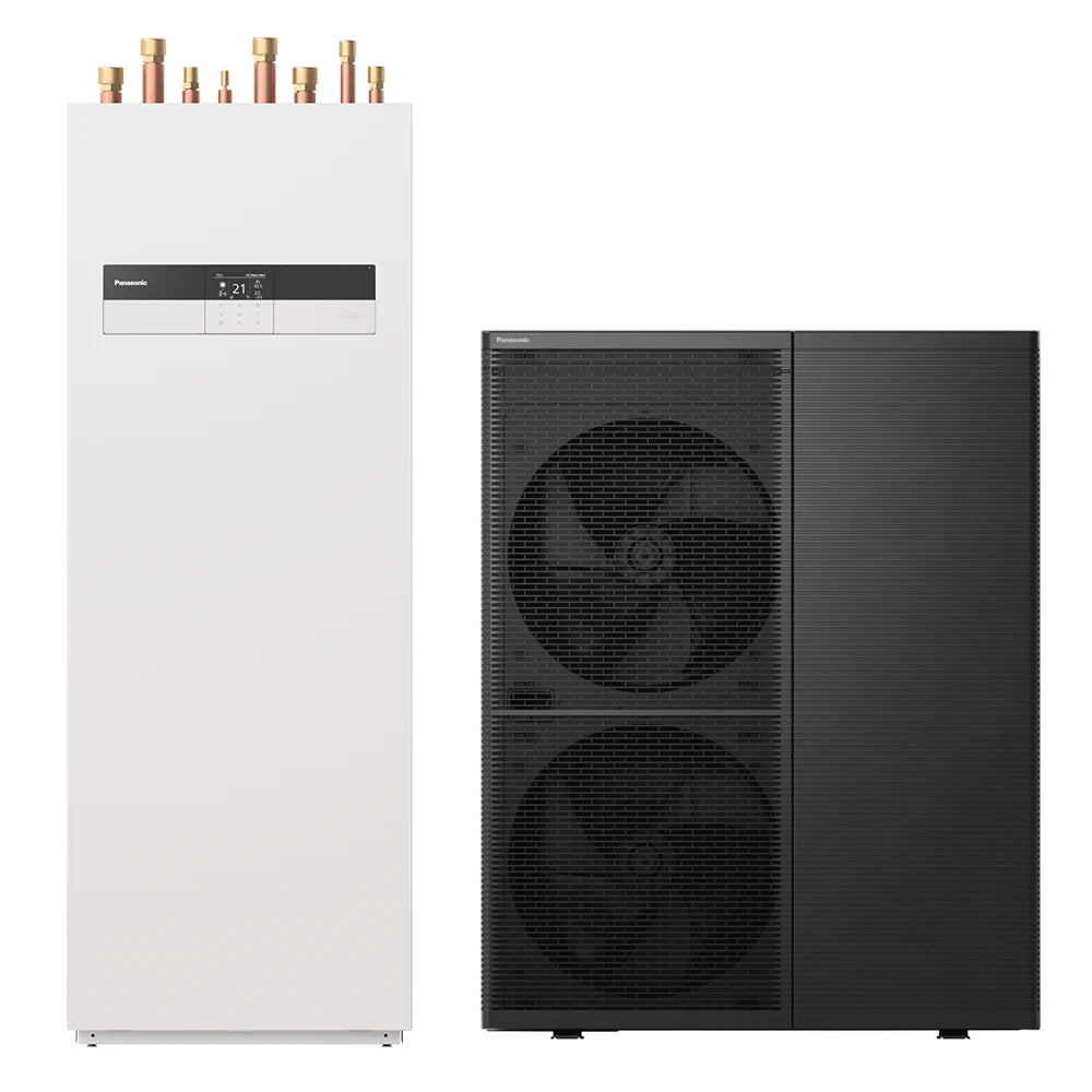 Panasonic Aquarea T-CAP hidrosplit hőszivattyú M generáció 9kW, 260l HMV, 3 fázis