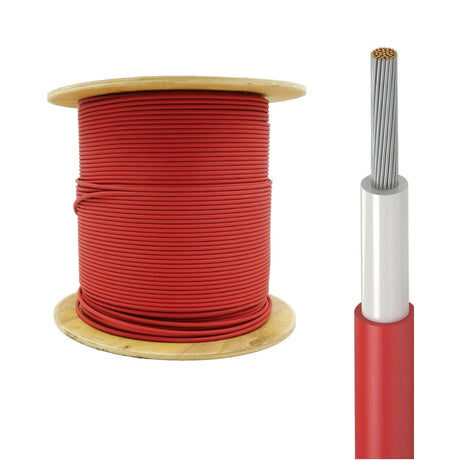 Solar kábel 4 mm² - piros (500m)