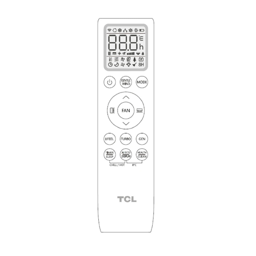TCL Elegance oldalfali split klíma 2,7kW