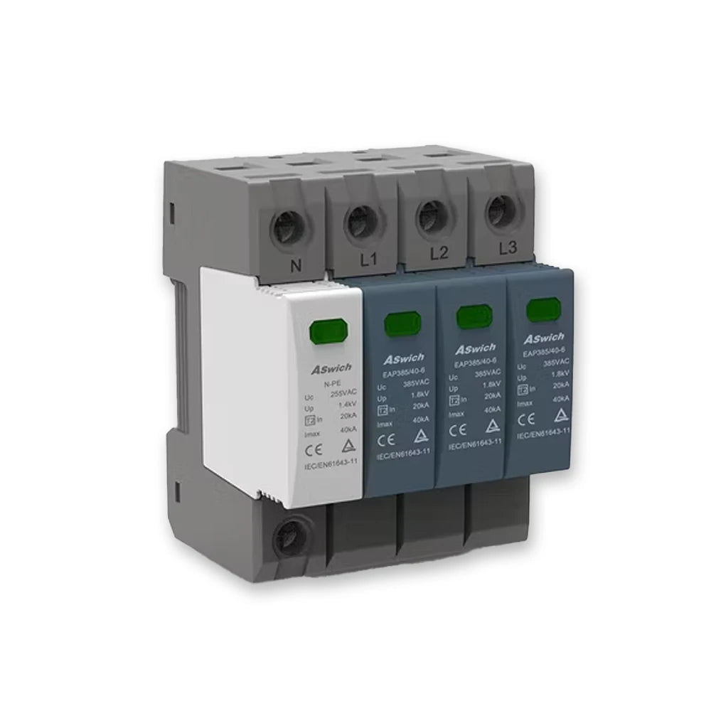 Aswich ONCCY túlfeszültség levezető AC 3 fázisú T2