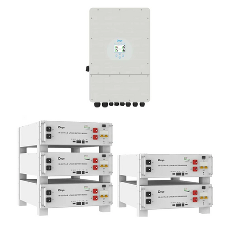 Deye 10kW hibrid inverter + 25kWh akkumulátor szett