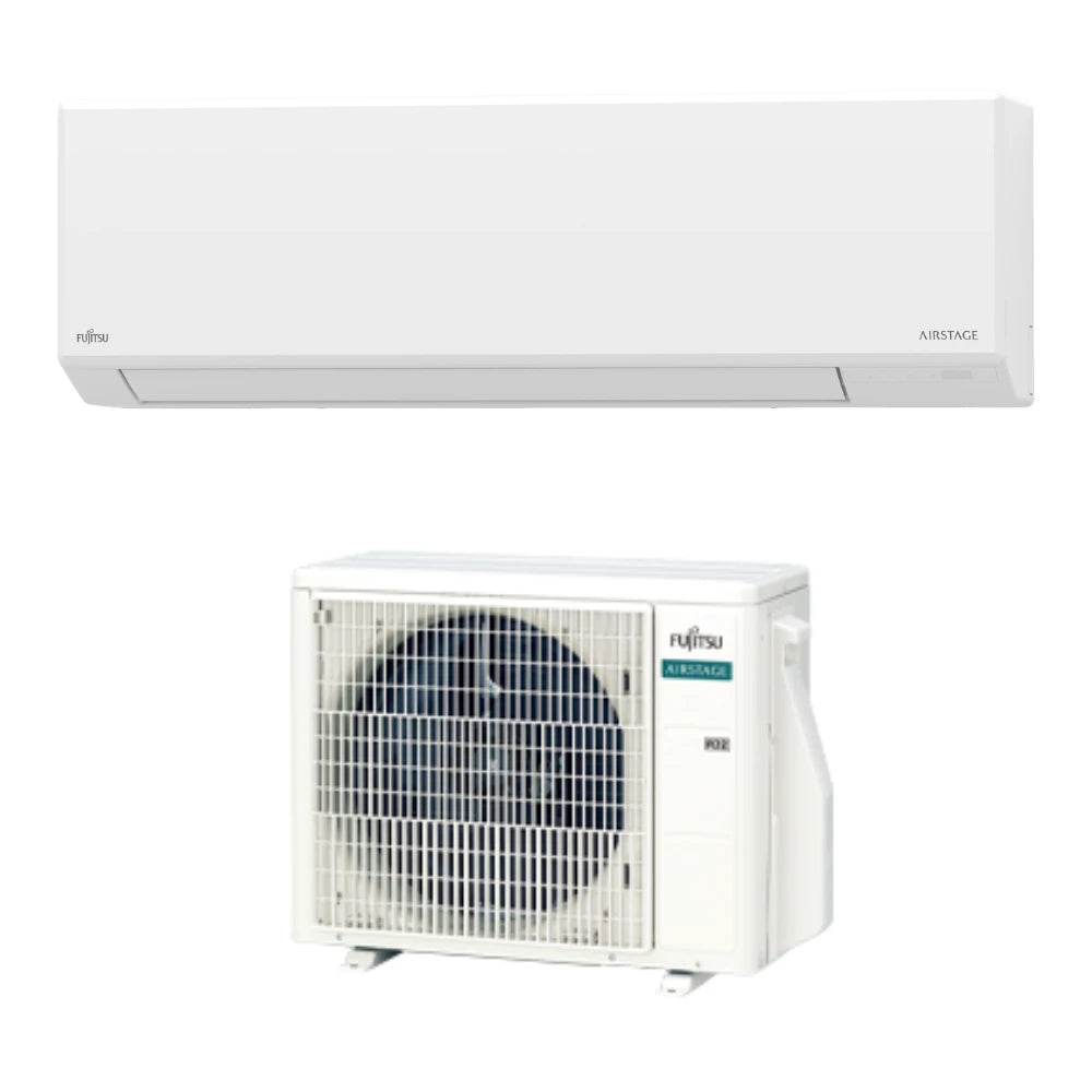 Fujitsu ECO AIRSTAGE KNCA oldalfali split klíma 2,0kW + Wifi