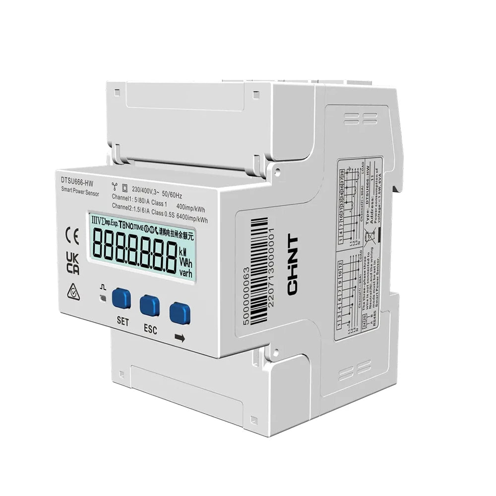 Huawei Smart Power Sensor okosmérő DTSU666-HW 80A smart meter - 3 fázis