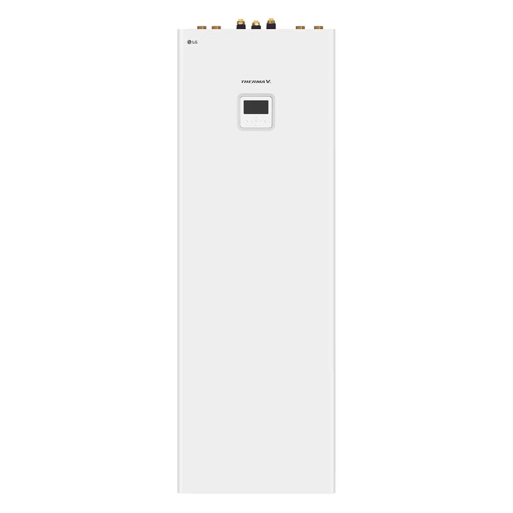LG Therma V hidrosplit hőszivattyú 16kW, 1 fázis + 200l HMV (HN1616Y.NB1 + HU161MRB.U30)