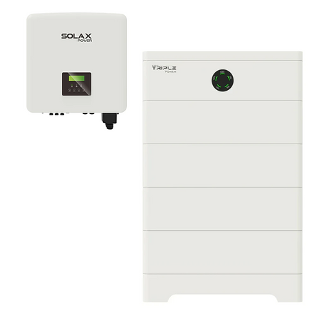 SolaX 10kW hibrid inverter + 10kWh akkumulátor szett