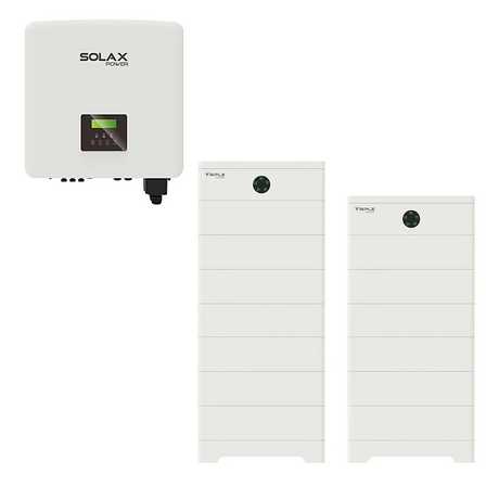 SolaX 10kW hibrid inverter + 32,5kWh akkumulátor szett