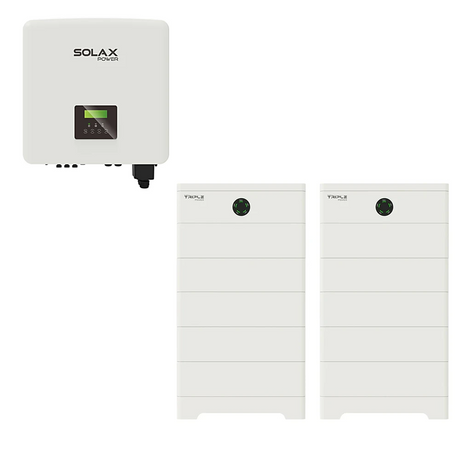 SolaX 6kW hibrid inverter + 25kWh akkumulátor szett