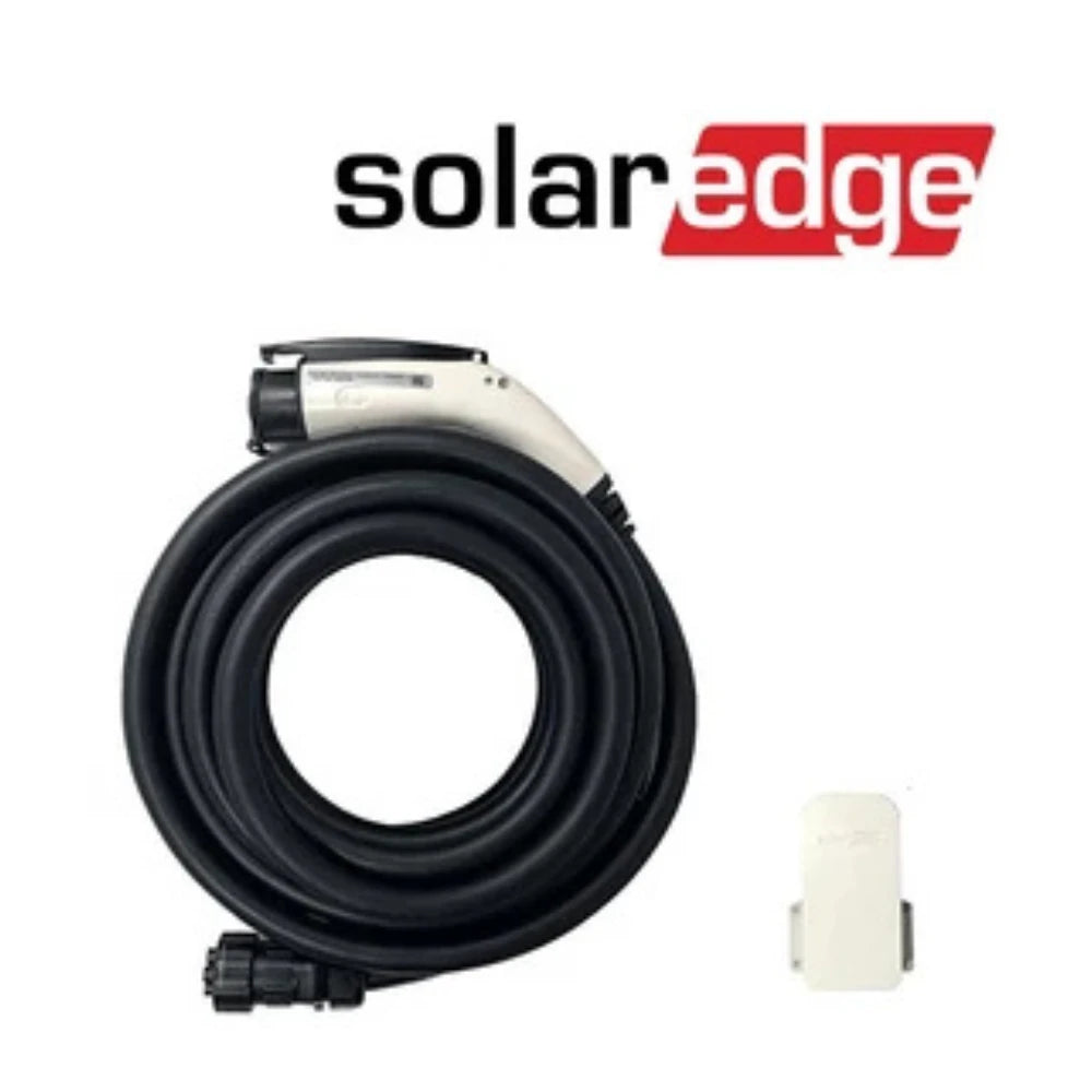 SolarEdge EV-töltő kábel és tartó – 4,5 m, Type 2 csatlakozó, 32A