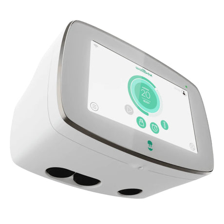 Wallbox Commander 2 – 22 kW, 3 fázisú, fali EV-töltő, 7 m Type 2 kábel, fehér