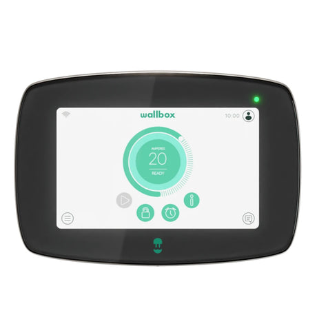 Wallbox Commander 2 – 22 kW, 3 fázisú, fali EV-töltő, 5 m Type 2 kábel, fekete