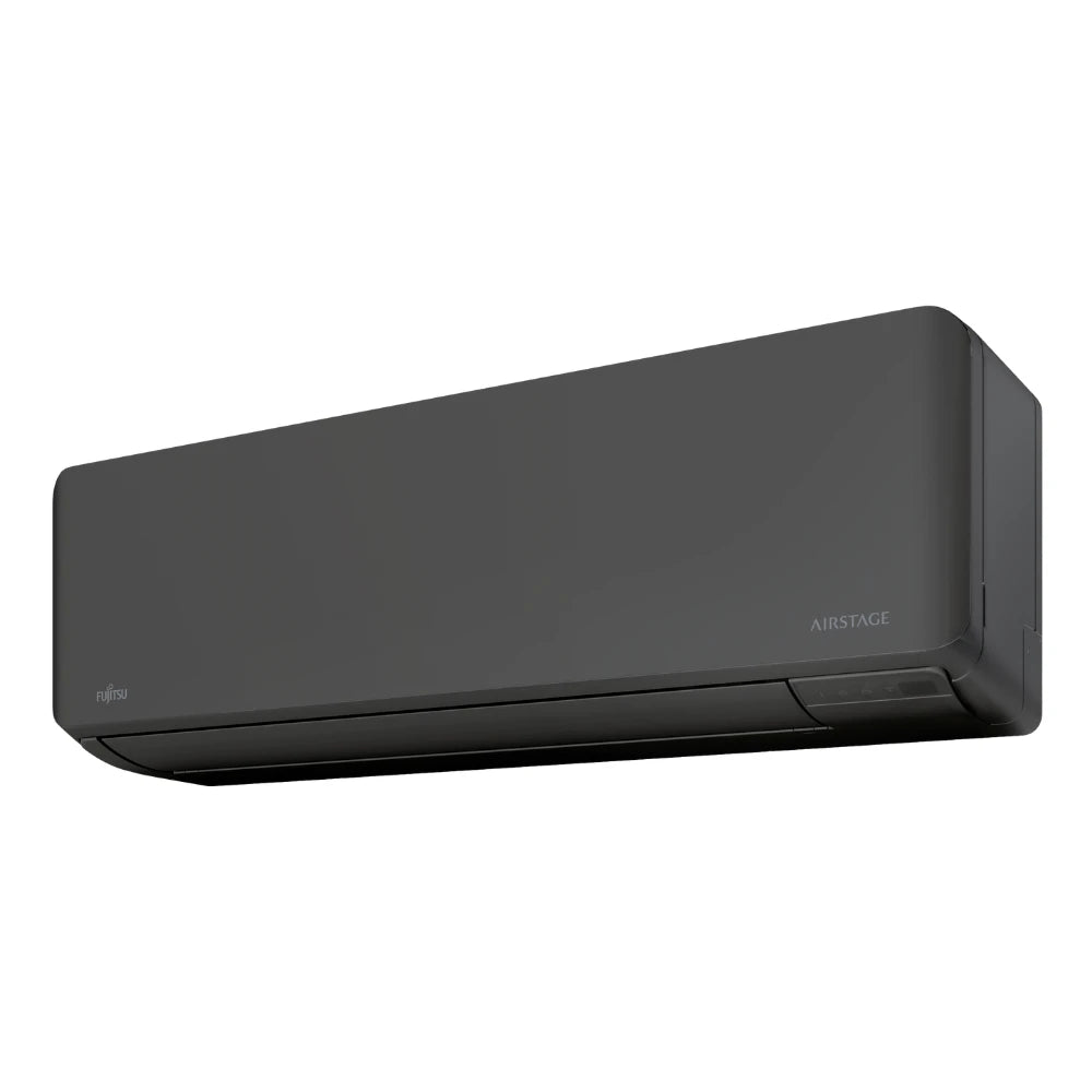 Fujitsu STANDARD AIRSTAGE KMCG-B oldalfali split klíma 4,2kW + Wifi - fekete beltérivel