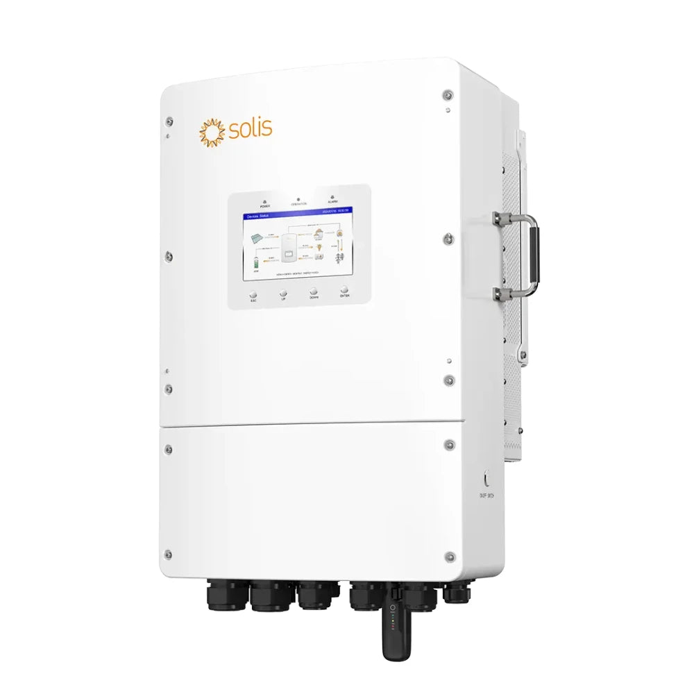Solis S6-EH3P12K02-NV-YD-L Asymmetric Hybrid Inverter 12kW - 3-phase, Low Voltage (LV)