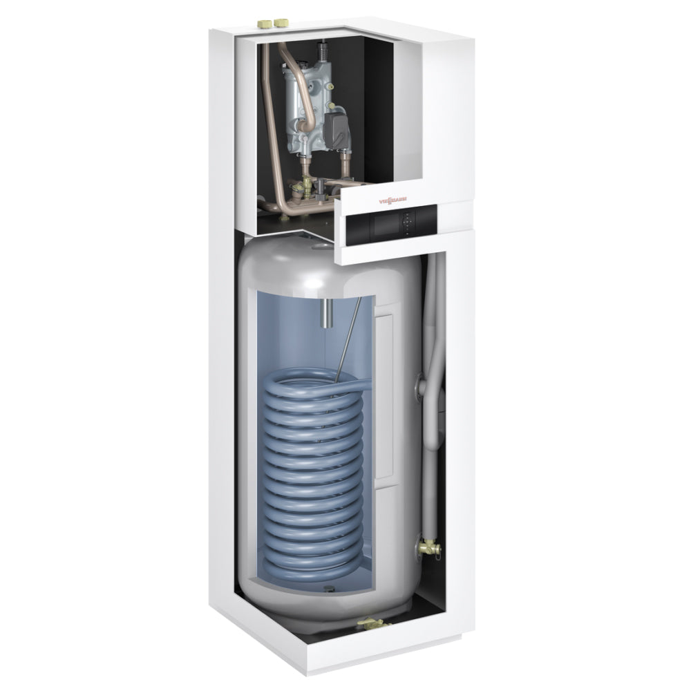 Viessmann Vitocal 222-A monoblokk levegő-víz hőszivattyú HMV tárolóval 13kW - AWOT-E-AC201.A13